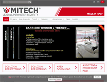 Tablet Screenshot of mitech-security.com